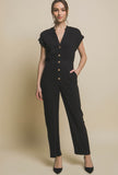 Black Utility Jumpsuit