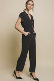 Black Utility Jumpsuit