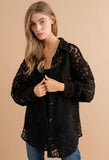 Black Lace Shacket