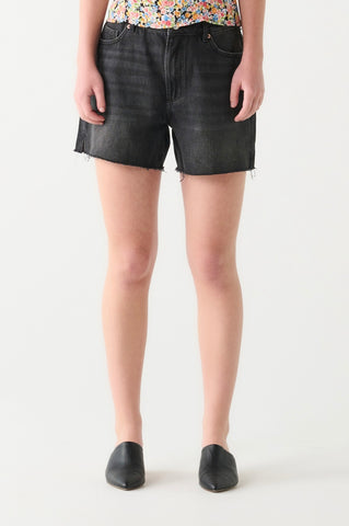 Black Cut Off Jean Shorts