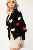 Black Heart Cardigan