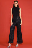 Black Sequin Pants