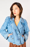 Denim Double Breasted Jacket