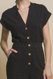 Black Utility Jumpsuit