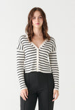 Black Stripe Cardigan