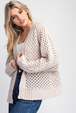 Sand Crochet Cardigan