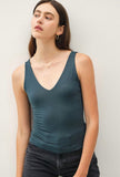 Teal V-Neck Cami