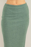 Sage Midi Sweater Skirt