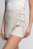 Linen Side Tie Skort