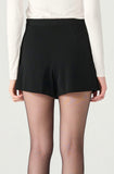 Black Pleated Skort