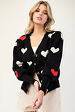 Black Heart Cardigan