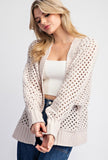 Sand Crochet Cardigan