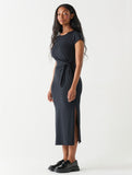 Black Knotted Maxi Dress