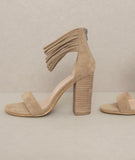 Blake Taupe Ankle Strap Heel