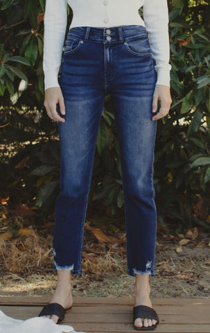 High Rise Straight Leg Jeans