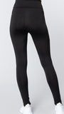 Black Wide Waistband Leggings